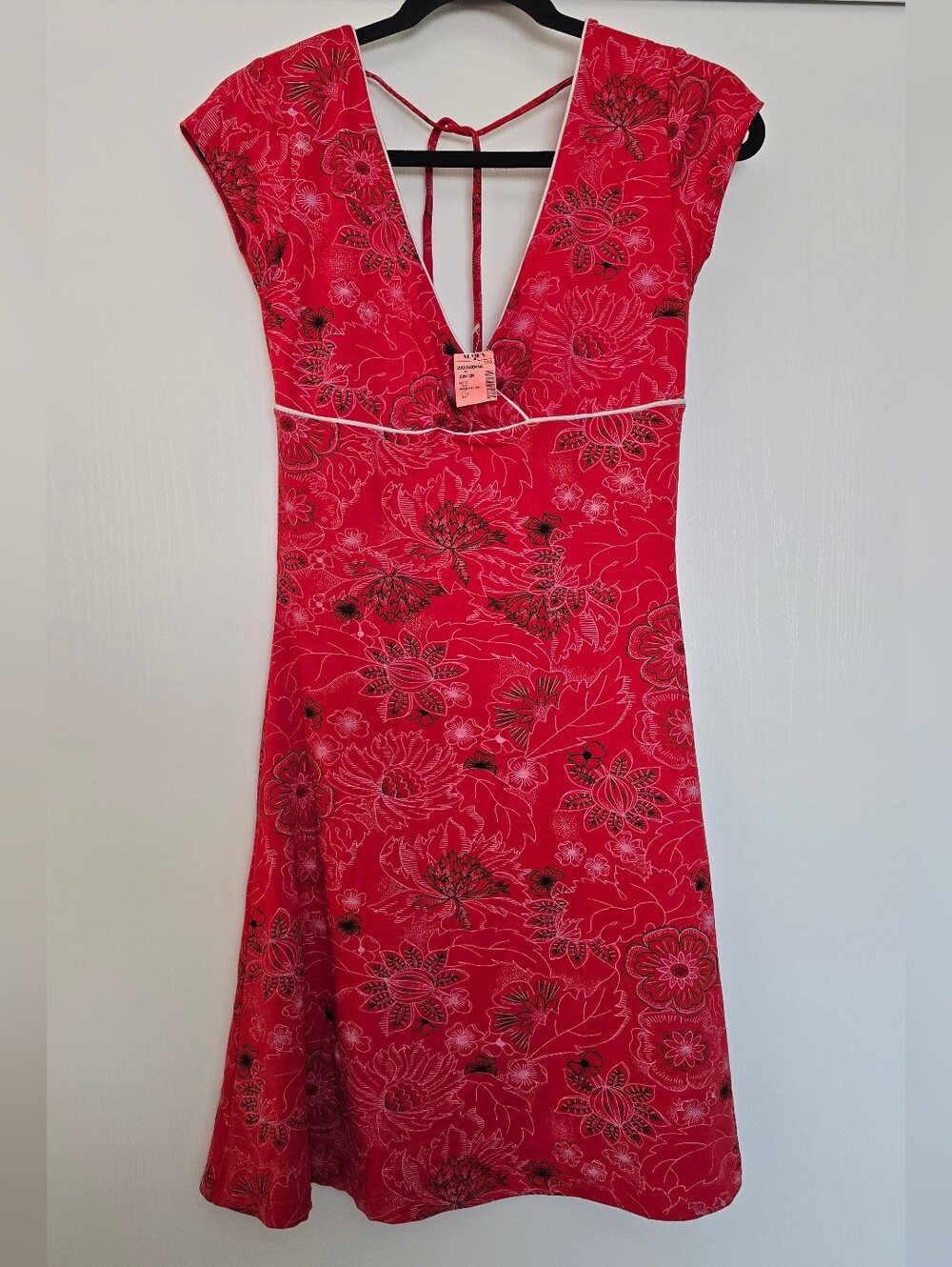 Ambiance Appearl - (NWT) Junior Vintage Y2K Floral Empire Waist Dress
